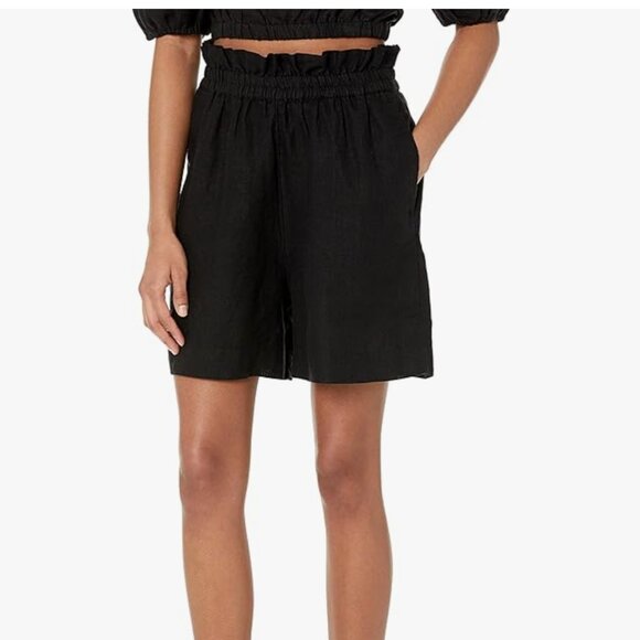 Amazon The Drop Priya Pull-on Linen Short XL - Picture 1 of 4